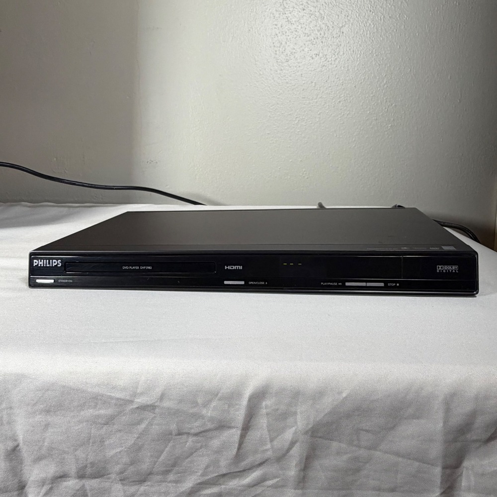 Philips‎ DVP3982 DVD Player HDMI Progressive Scan DivX Ultra Black DVP3982/F7